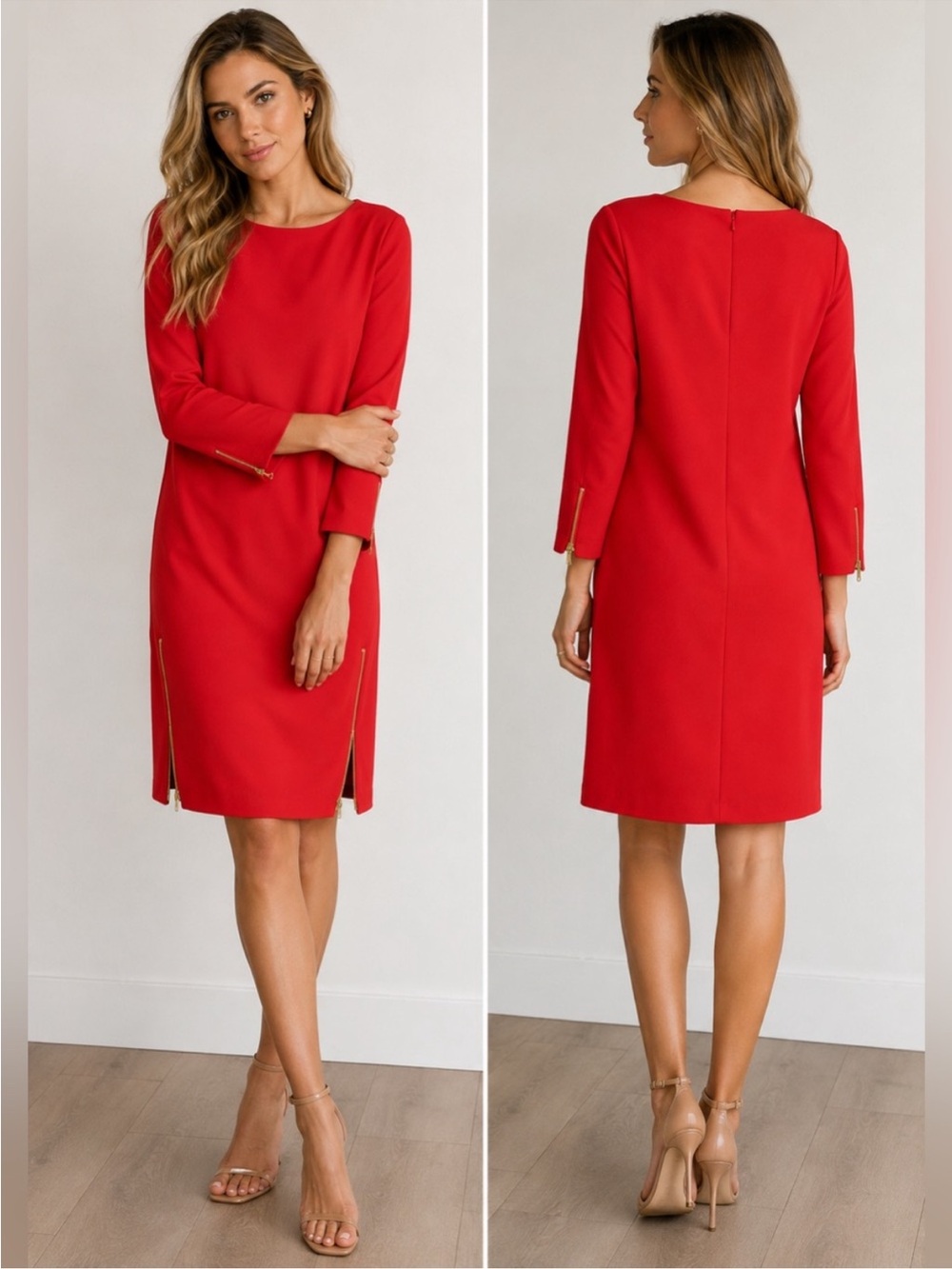 J.Crew double-zip shift dress